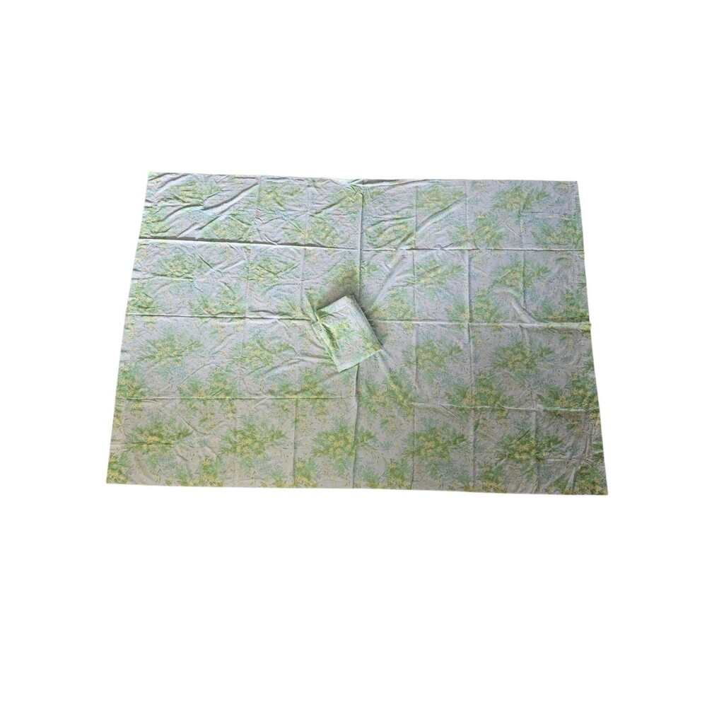 Set Of 2 Twin Bed Springmaid Wondercale Flat Sheets Bedding Vintage